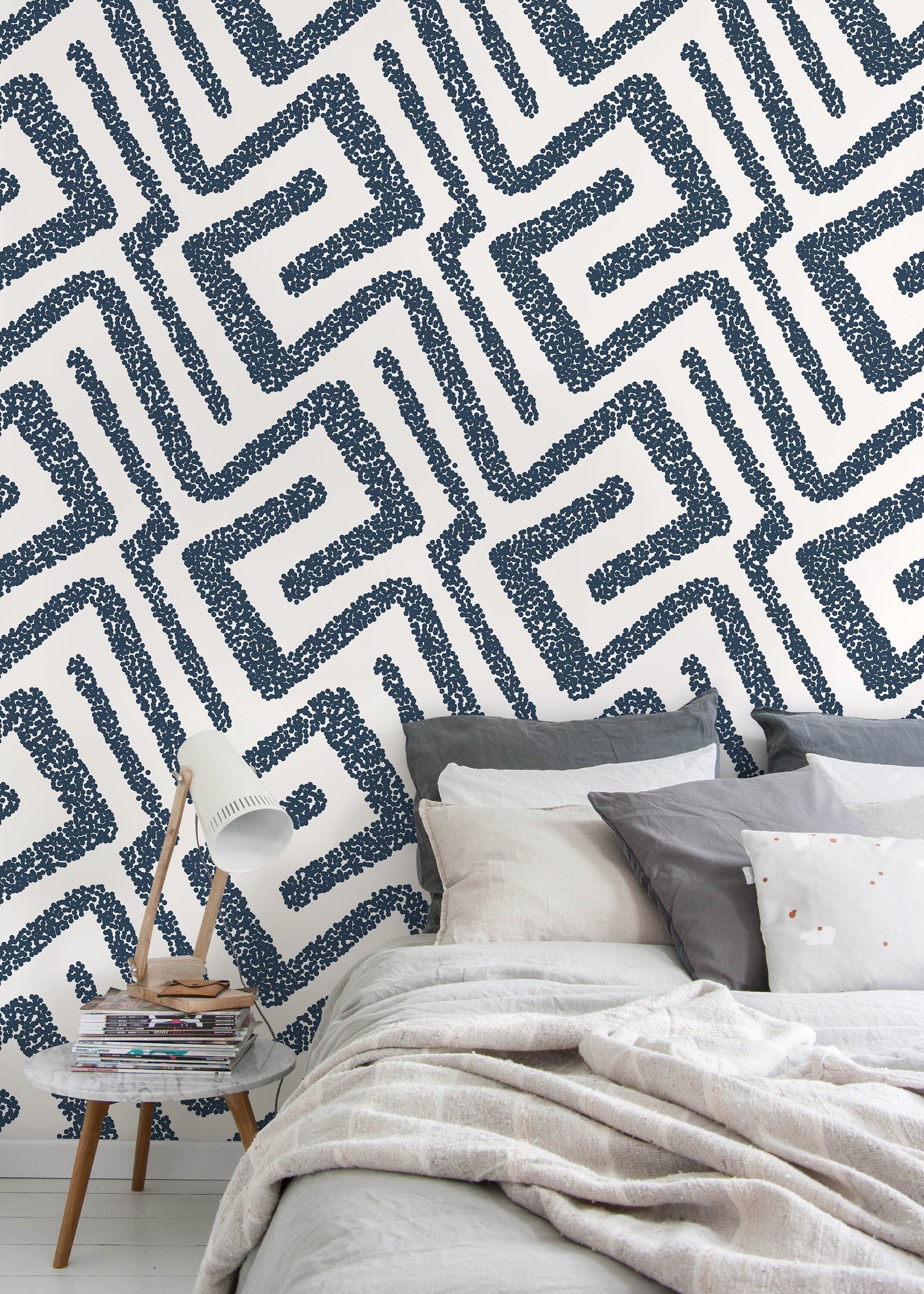 Modern Abstract Wallpaper / Peel and Stick Wallpaper Removable Wallpaper Home Decor Wall Art Wall Decor Room Decor - D046