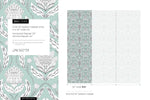Mint Floral Vintage Wallpaper / Peel and Stick Wallpaper Removable Wallpaper Home Decor Wall Art Wall Decor Room Decor - D060