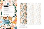 Pink Floral Garden Wallpaper / Peel and Stick Wallpaper Removable Wallpaper Home Decor Wall Art Wall Decor Room Decor - D120