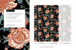 Dark Vintage Floral Wallpaper / Peel and Stick Wallpaper Removable Wallpaper Home Decor Wall Art Wall Decor Room Decor - D129