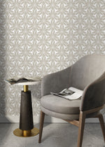 Neutral Floral Boho Wallpaper / Peel and Stick Wallpaper Removable Wallpaper Home Decor Wall Art Wall Decor Room Decor - D174