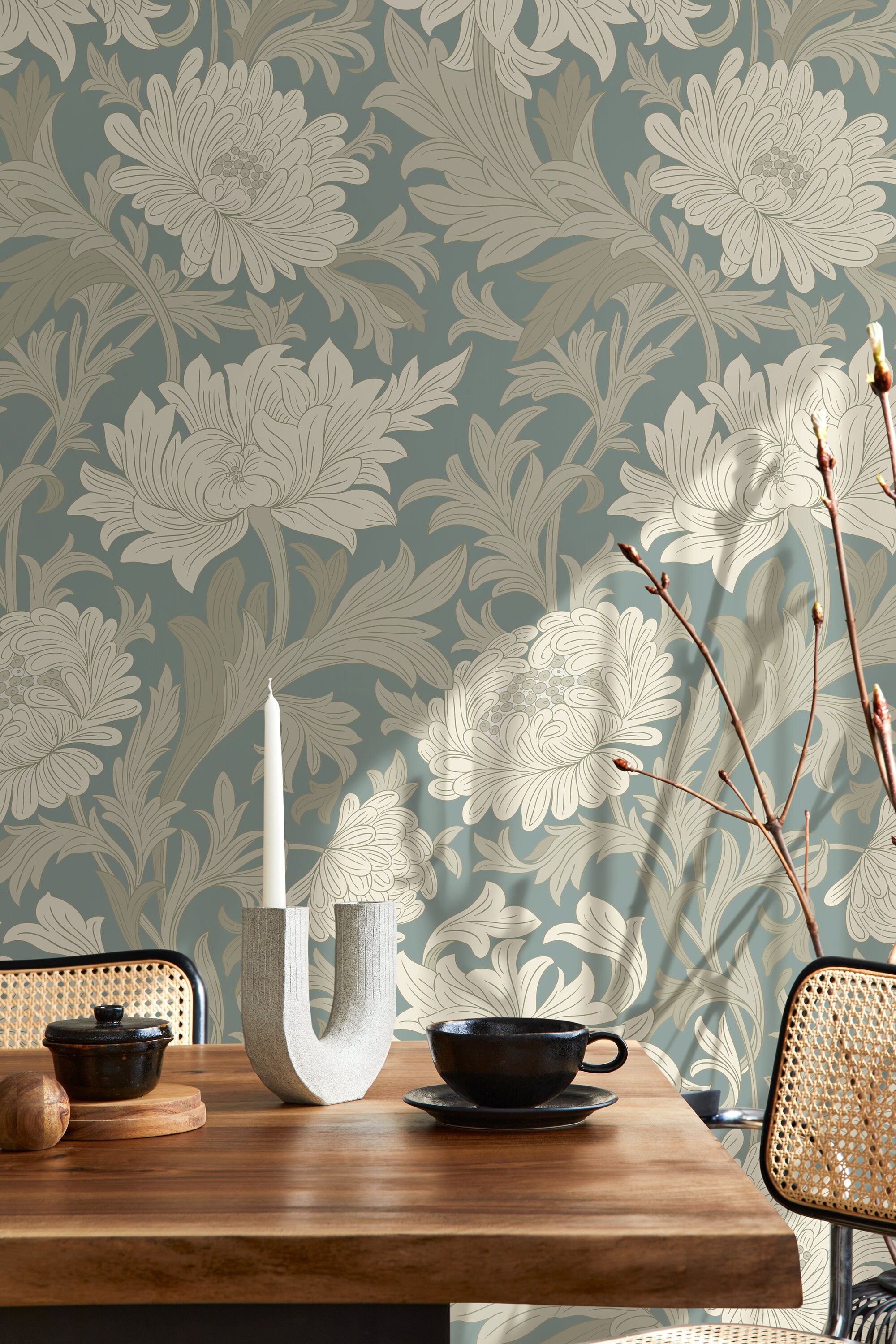 Art Nouveau Wallpaper  custom wallpapers by Wallvy Worldwide shipping