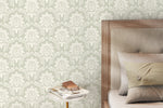 Neutral Vintage Damask Wallpaper / Peel and Stick Wallpaper Removable Wallpaper Home Decor Wall Art Wall Decor Room Decor - D064