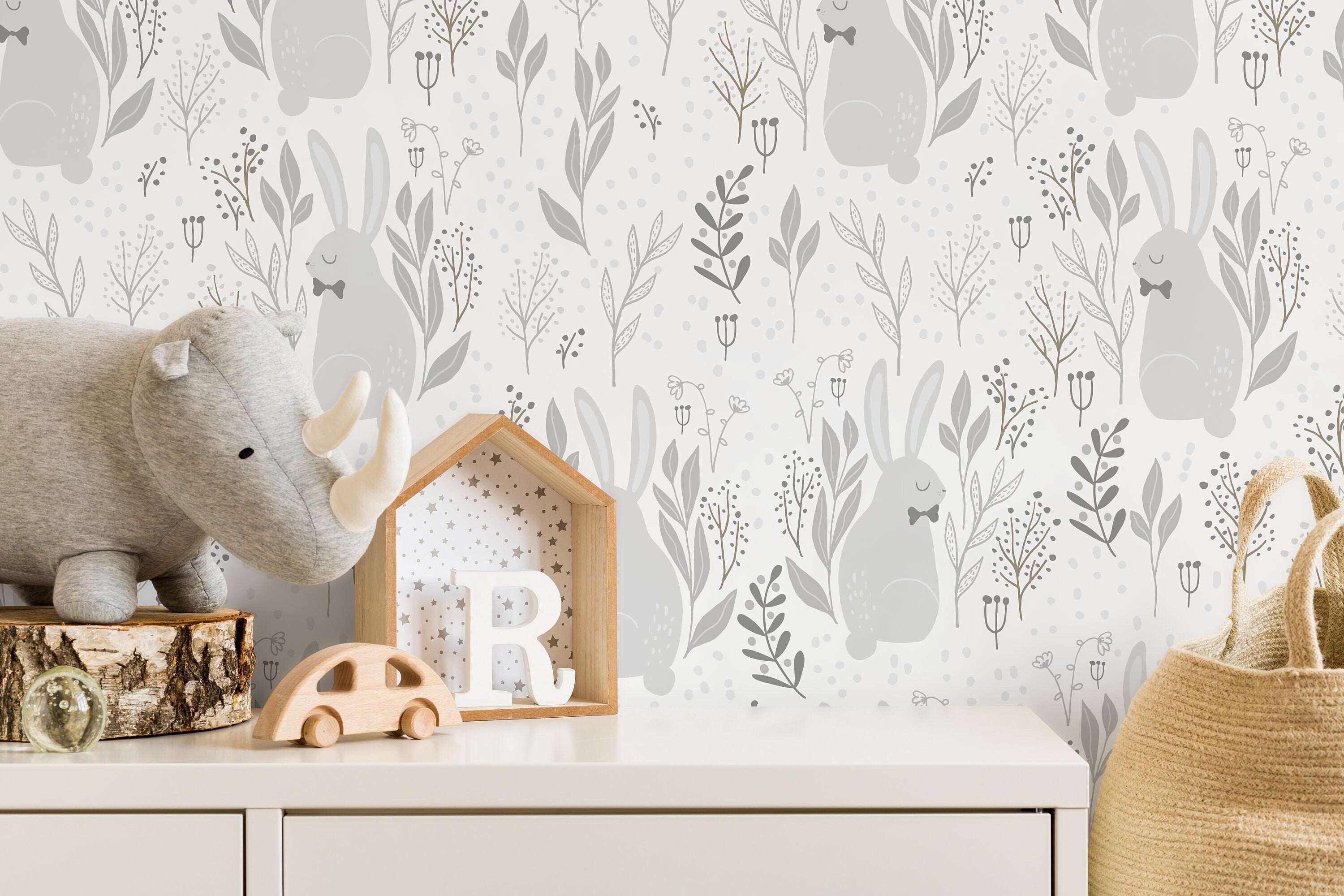 Removable wallpaper store nursery