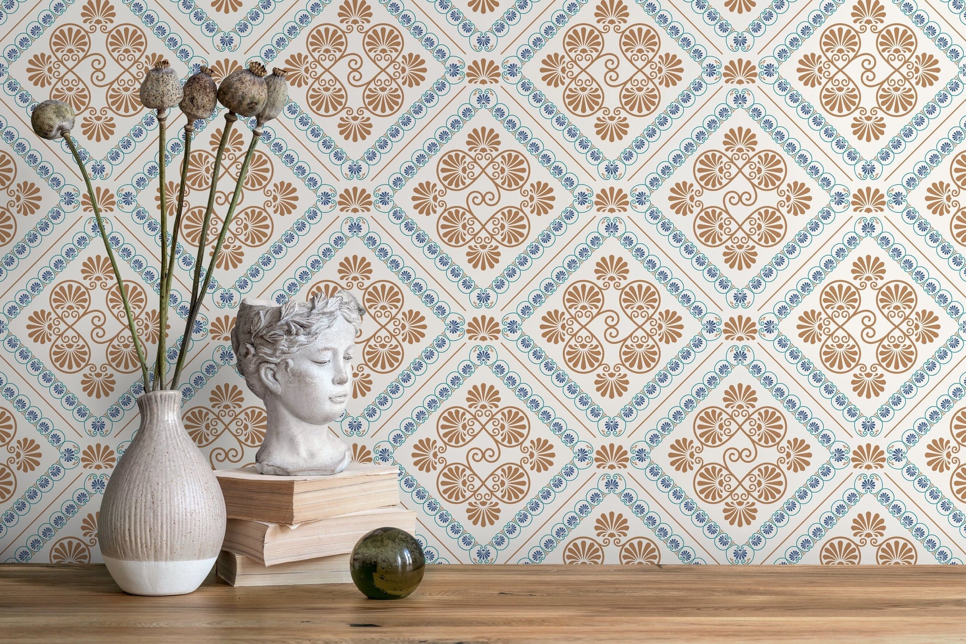 Vector Seamless Fabric, Wallpaper and Home Decor