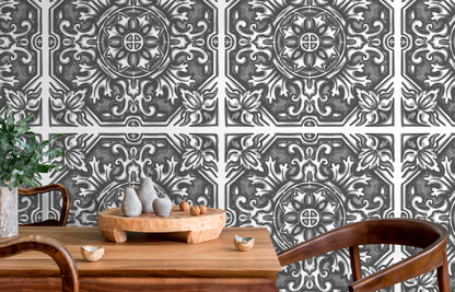 Removable Wallpaper Peel and Stick Wallpaper Wall Paper Wall - Azulejos Tile Wallpaper - B148