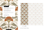 Vintage Flower Wallpaper / Peel and Stick Wallpaper Removable Wallpaper Home Decor Wall Art Wall Decor Room Decor - D241