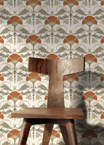Vintage Flower Wallpaper / Peel and Stick Wallpaper Removable Wallpaper Home Decor Wall Art Wall Decor Room Decor - D241