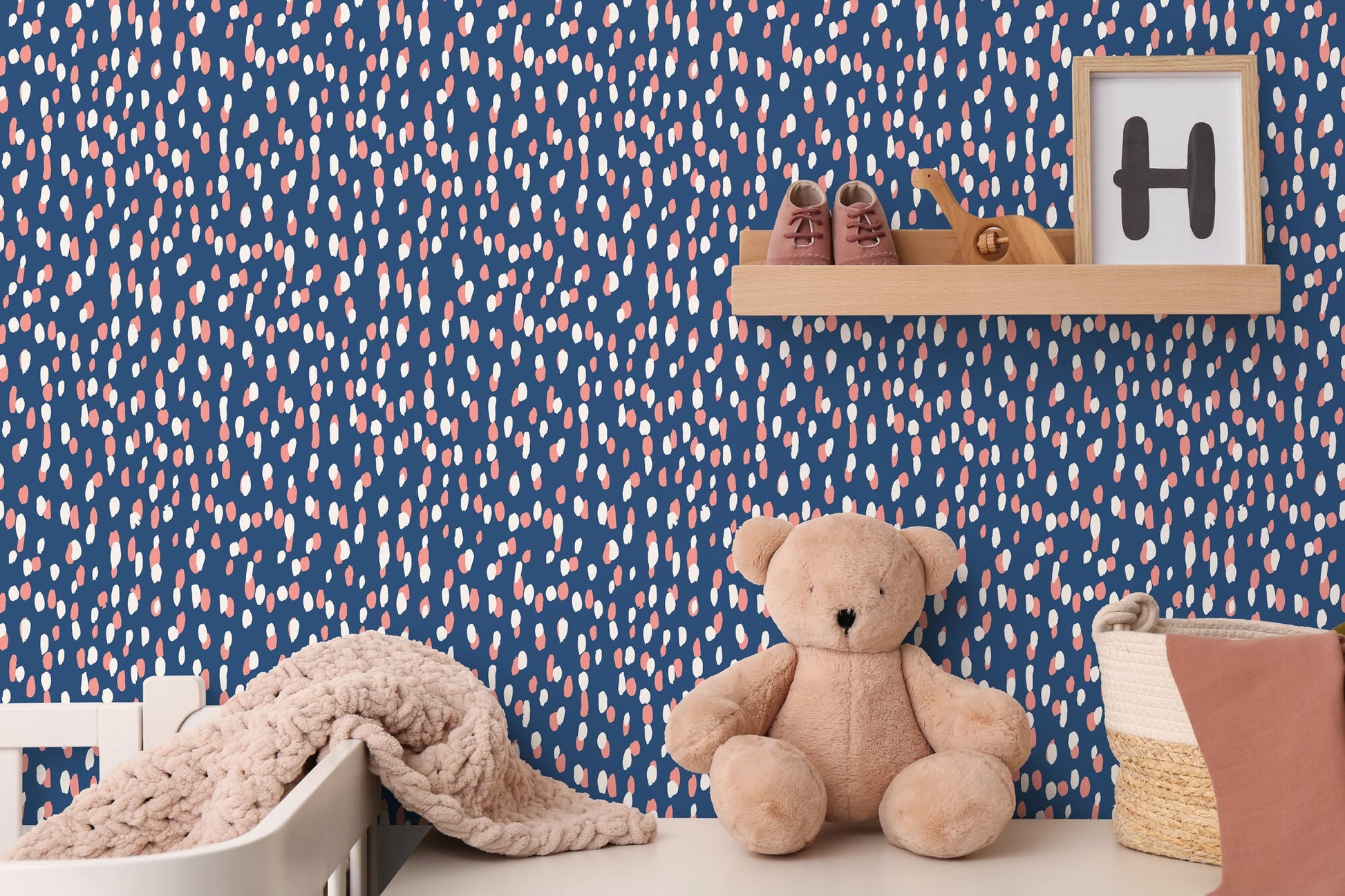 Removable Wallpaper Peel and Stick Wallpaper Wall Paper - Colorful Spots Wallpaper - B253