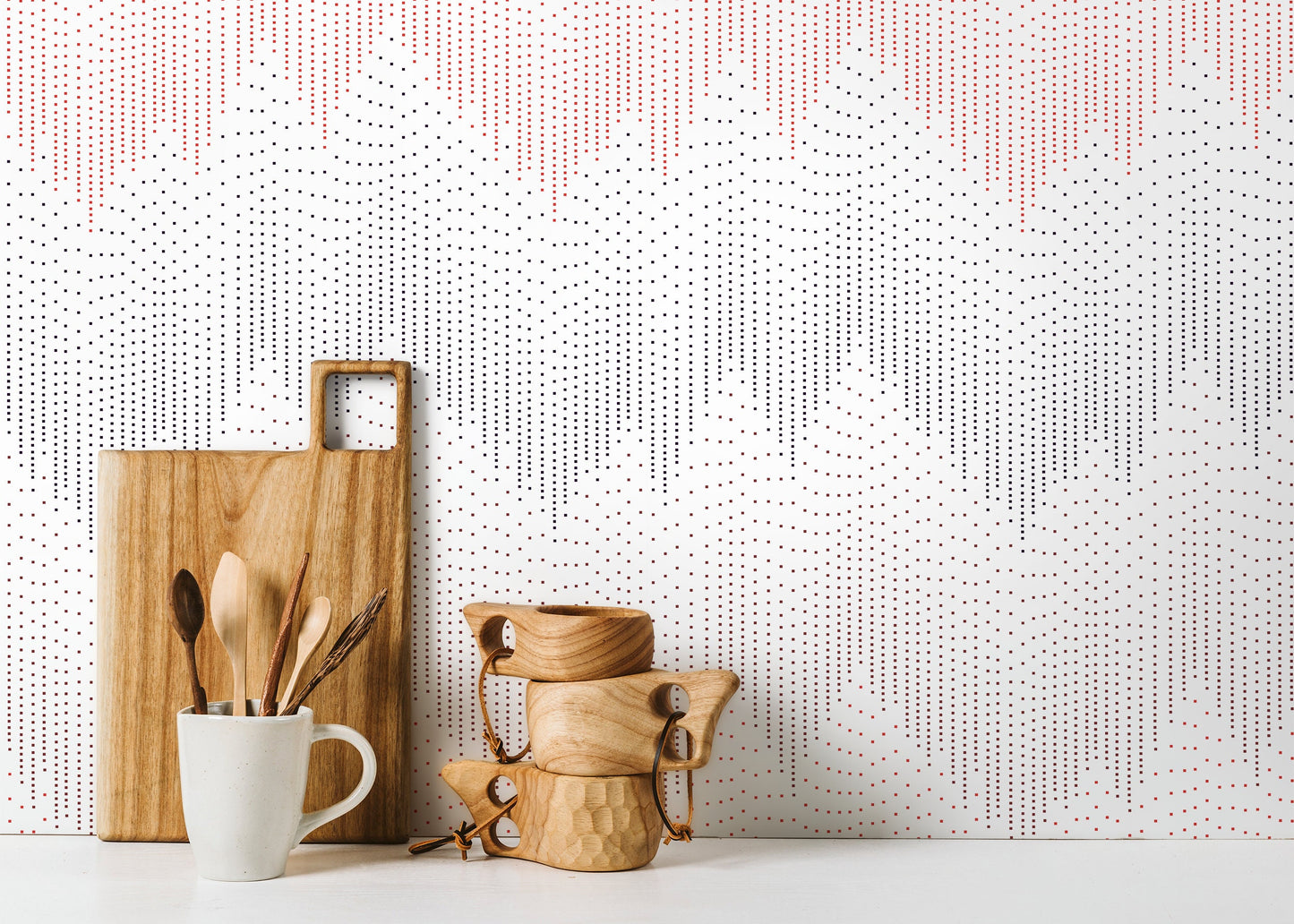 Rainy Dots Wallpaper - Removable Wallpaper Peel and Stick Wallpaper Wall Paper Wall - B254