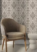 Beige Vintage Victorian Wallpaper / Peel and Stick Wallpaper Removable Wallpaper Home Decor Wall Art Wall Decor Room Decor - D226