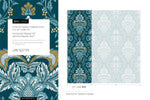 Aqua Vintage Victorian Wallpaper / Peel and Stick Wallpaper Removable Wallpaper Home Decor Wall Art Wall Decor Room Decor - D222