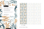 Modern Floral Wallpaper / Peel and Stick Wallpaper Removable Wallpaper Home Decor Wall Art Wall Decor Room Decor - D250