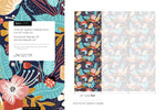 Colorful Floral Garden Wallpaper / Peel and Stick Wallpaper Removable Wallpaper Home Decor Wall Art Wall Decor Room Decor - D311