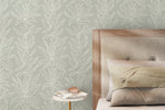 Minimalist Abstract Floral Wallpaper / Peel and Stick Wallpaper Removable Wallpaper Home Decor Wall Art Wall Decor Room Decor - D329