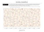 Removable Wallpaper, Temporary Wallpaper, Minimalistic Wallpaper, Peel and Stick Wallpaper, Leaf Wallpaper - X064