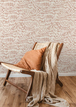 Boho Floral Wallpaper / Peel and Stick Wallpaper Removable Wallpaper Home Decor Wall Art Wall Decor Room Decor - D291