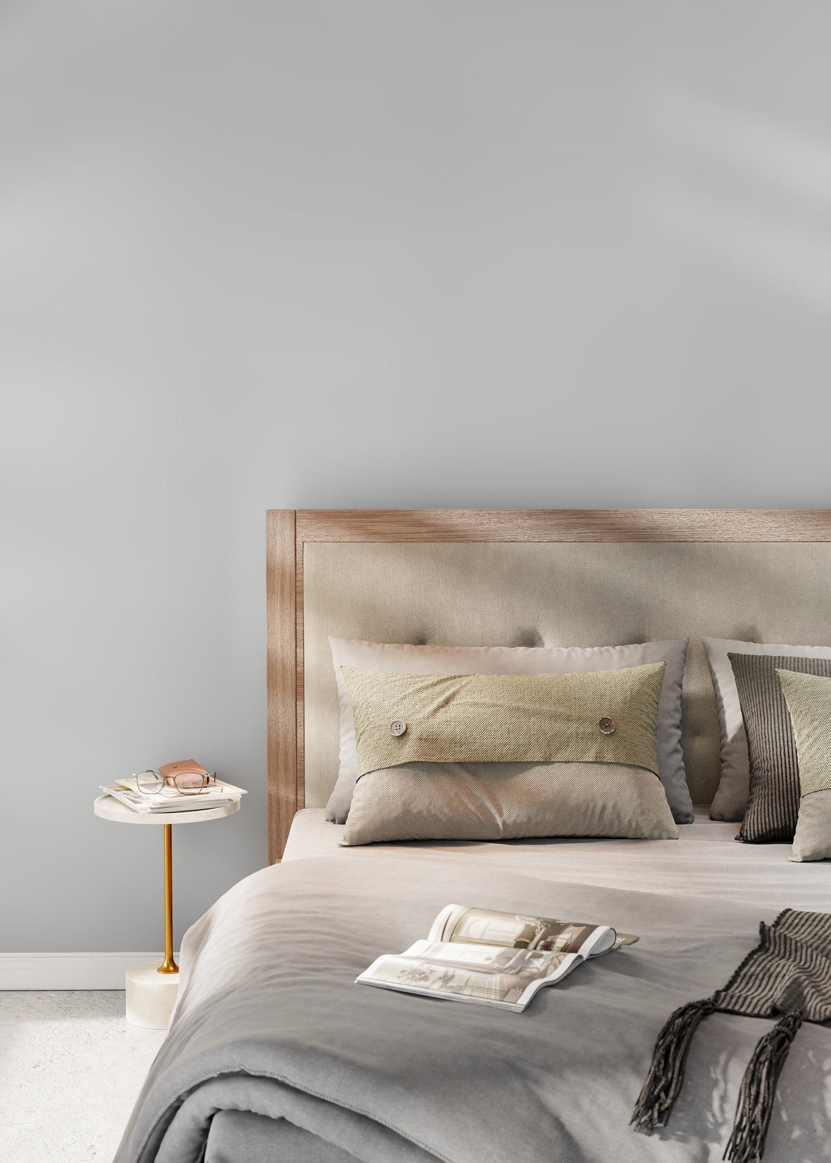 Light Gray Wallpaper/ Solid Color / Peel and Stick Wallpaper Removable Wallpaper Home Decor Wall Art Wall Decor Room Decor - D411
