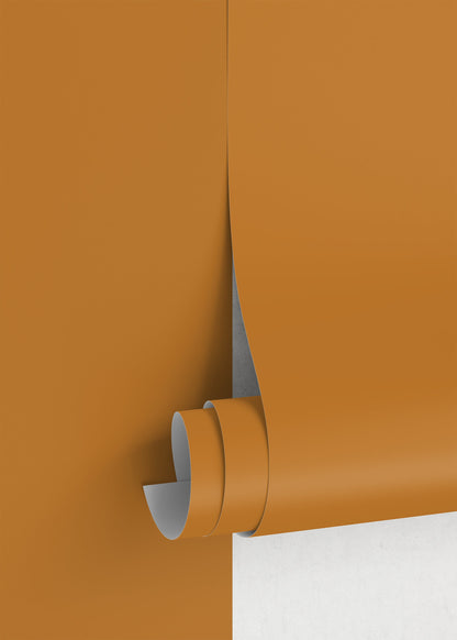 Brownish Orange Wallpaper / Solid Color / Peel and Stick Wallpaper Removable Wallpaper Home Decor Wall Art Wall Decor Room Decor - D416