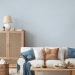 Light Grayish Blue Wallpaper / Solid Color / Peel and Stick Wallpaper Removable Wallpaper Home Decor Wall Art Wall Decor Room Decor - D440