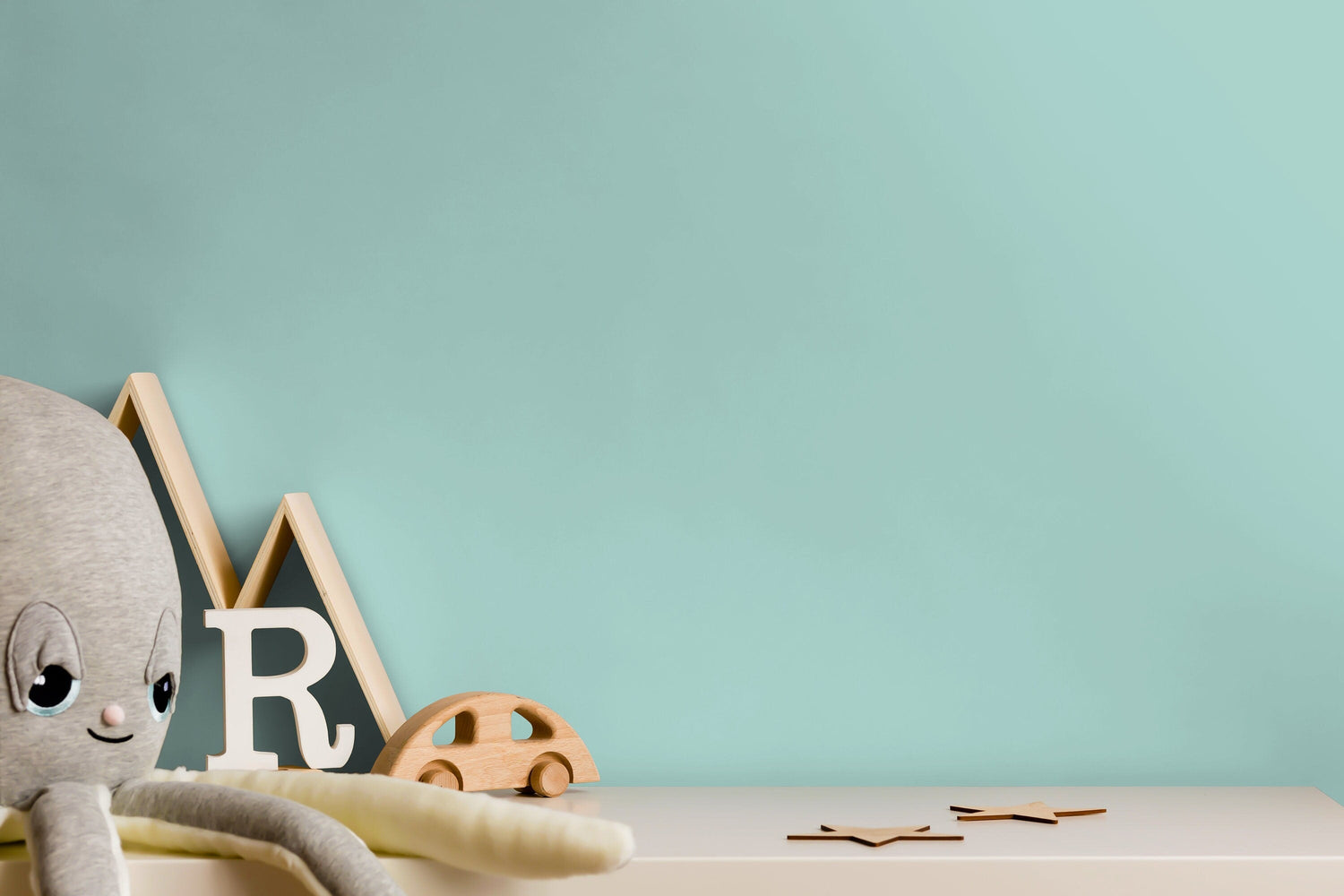 Powder Blue Wallpaper / Solid Color / Peel and Stick Wallpaper Removable Wallpaper Home Decor Wall Art Wall Decor Room Decor - D442