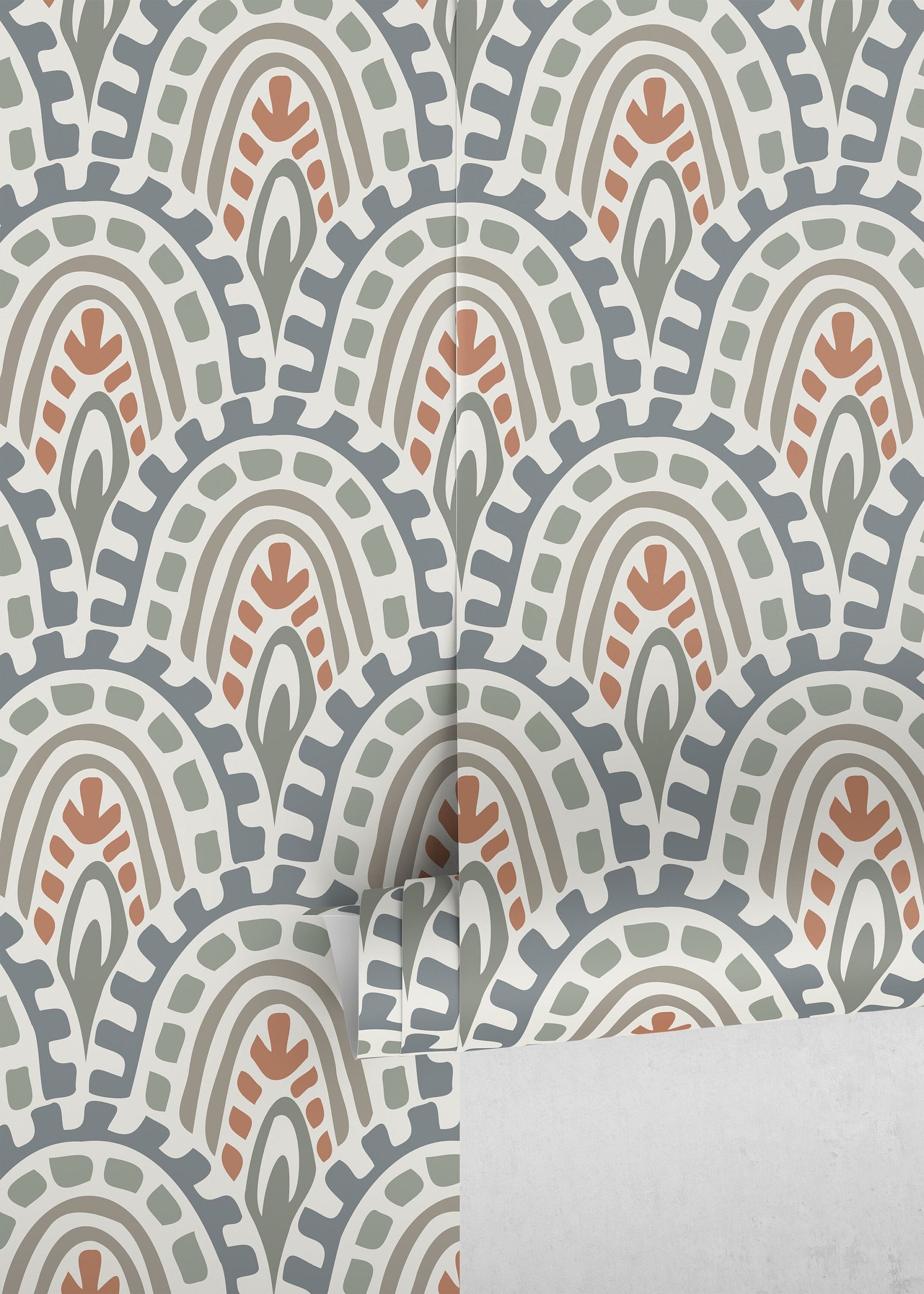 Contemporary Abstract Wallpaper / Peel and Stick Wallpaper Removable Wallpaper Home Decor Wall Art Wall Decor Room Decor - D355