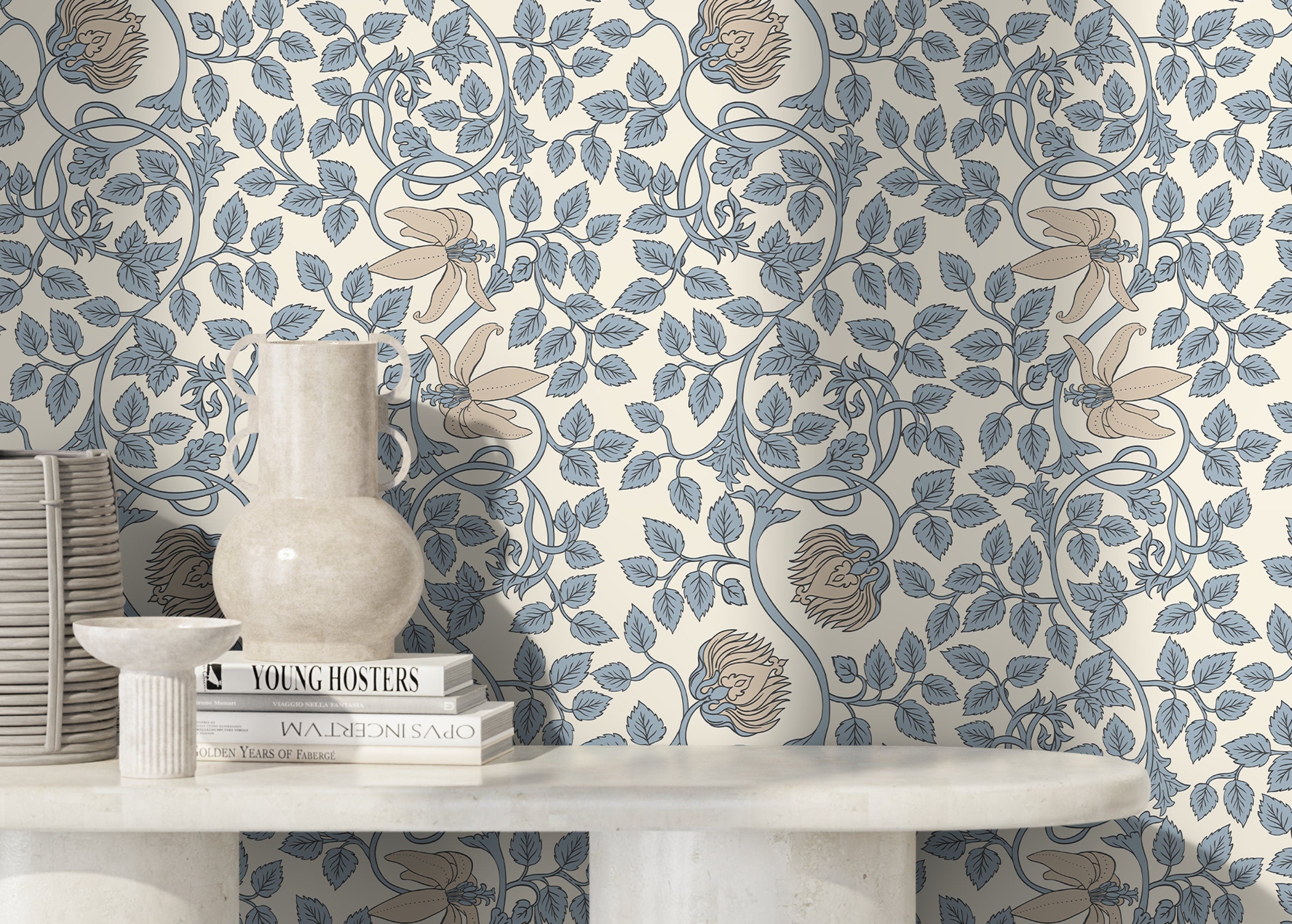 Brunschwig & Fils Tongli Porcelain Wallpaper | DecoratorsBest