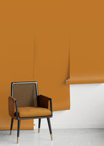 Brownish Orange Wallpaper / Solid Color / Peel and Stick Wallpaper Removable Wallpaper Home Decor Wall Art Wall Decor Room Decor - D416