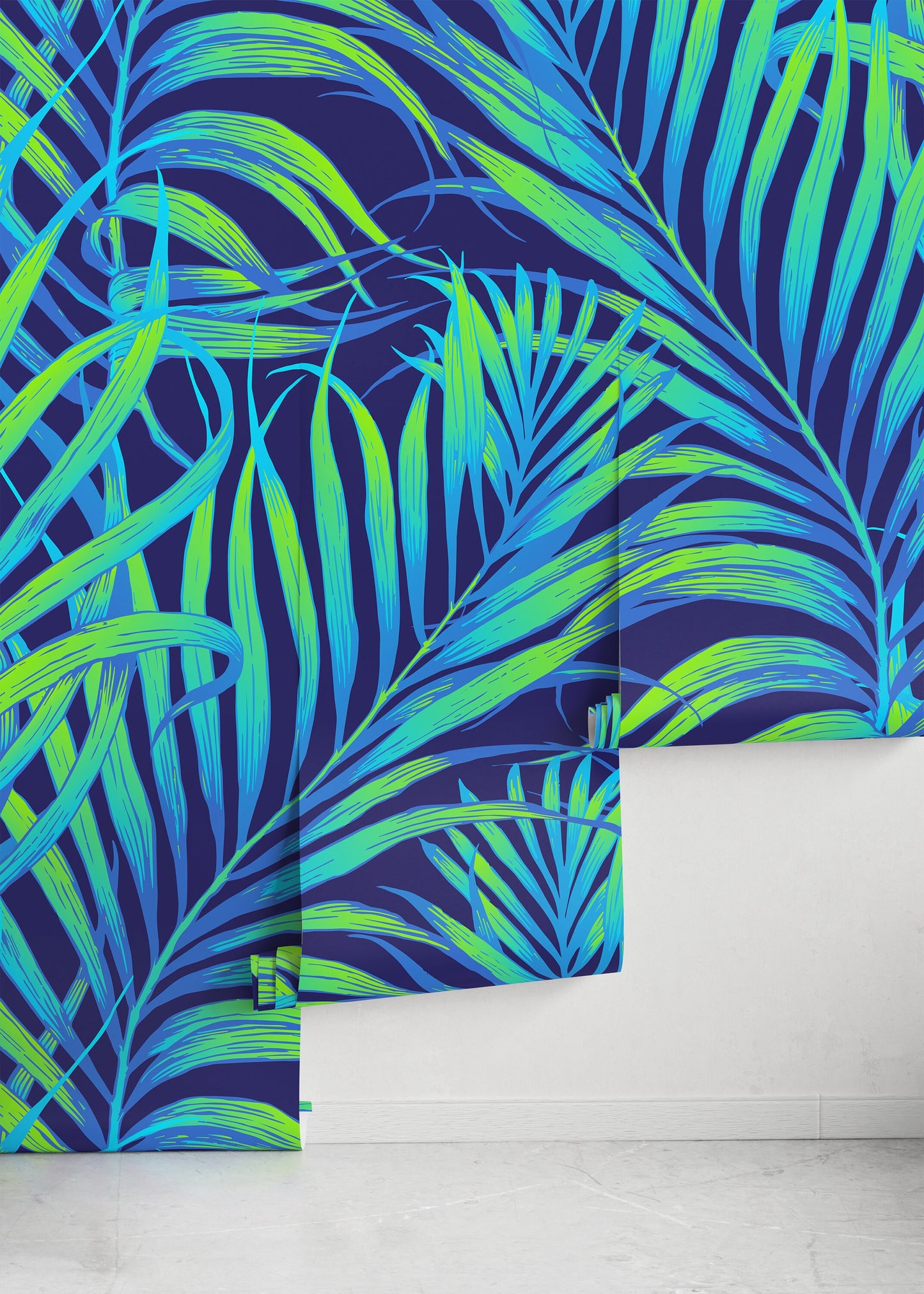 Leaves Wallpaper - Removable Wallpaper Peel and Stick Wallpaper Wall Paper Wall - B378