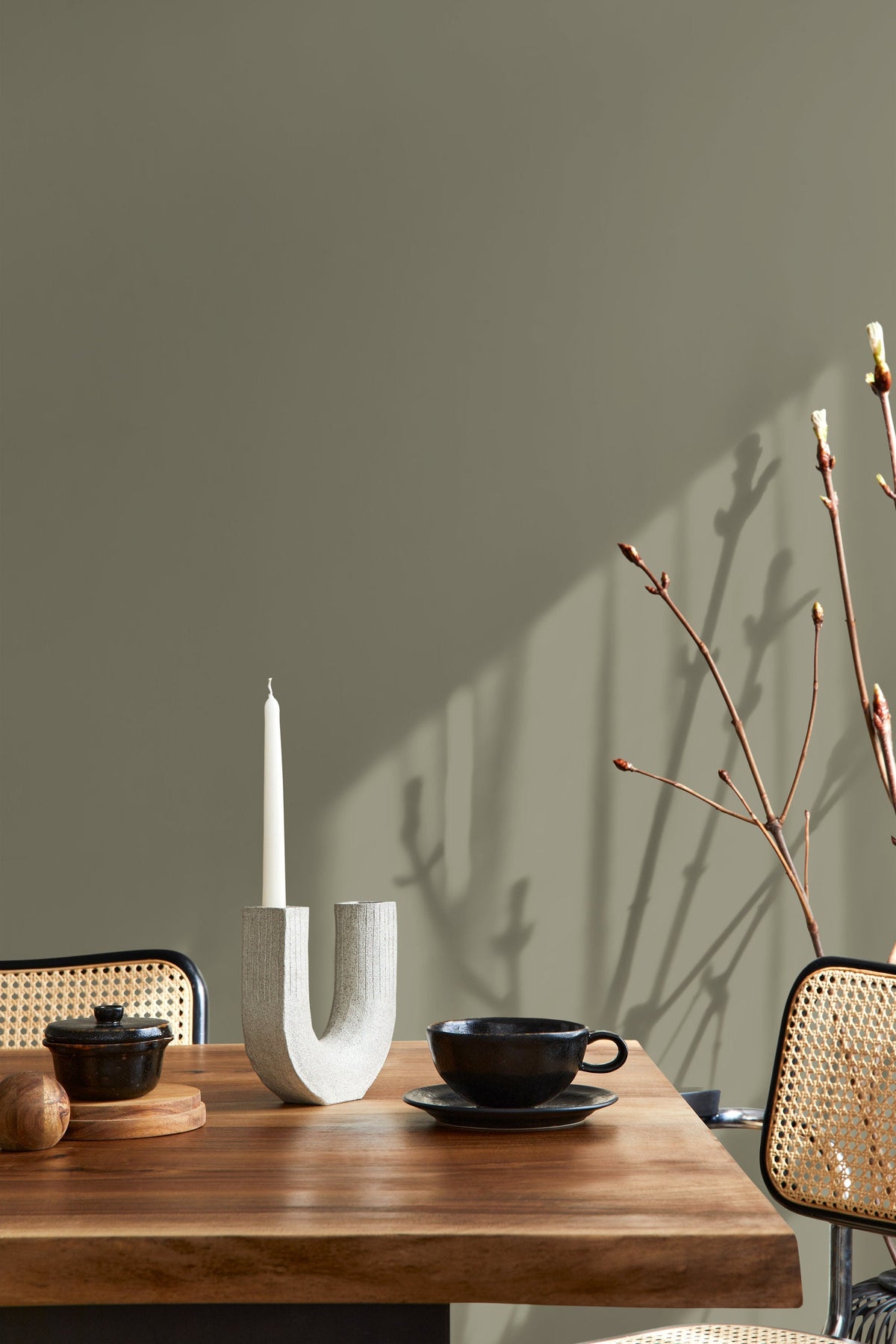 Philippine Gray Wallpaper / Solid Color / Peel and Stick Wallpaper Removable Wallpaper Home Decor Wall Art Wall Decor Room Decor - D471