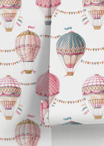 Balloon Nursery Wallpaper / Peel and Stick Wallpaper Removable Wallpaper Home Decor Wall Art Wall Decor Room Decor - D532