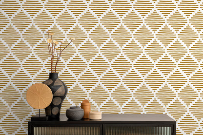 Minimalist Removable Wallpaper Home Decor Wall Art Wall Decor Room Decor / Abstract Geometric Wallpaper - B947