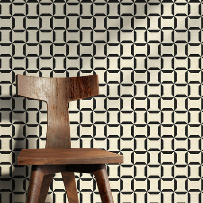 Removable Wallpaper Peel and Stick Wallpaper Wall Paper Wall - Geometric Triangles Wallpaper - C158
