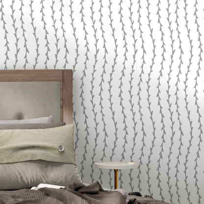 Removable Wallpaper Peel and Stick Wallpaper Wall Paper Wall - Herringbone Wallpaper - X055