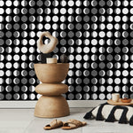 Removable Wallpaper Scandinavian Wallpaper Minimalist Circle Wallpaper Peel and Stick Wallpaper Wall Paper - A840