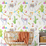 Removable Wallpaper Floral Wall Temporary Wallpaper Nursery Wallpaper Wall Decor Wall Paper Removable Peel and Stick Wallpaper - A682
