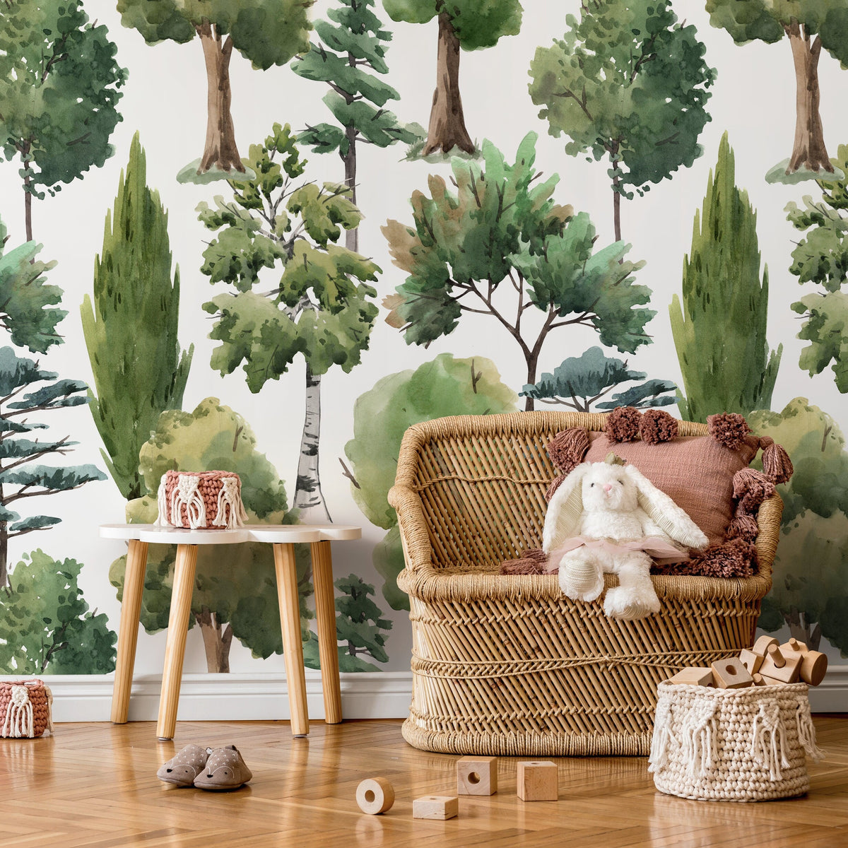 Removable Wallpaper Wall Temporary Wallpaper Nursery Wallpaper Wall Decor Wall Paper Removable Peel and Stick Wallpaper - A687