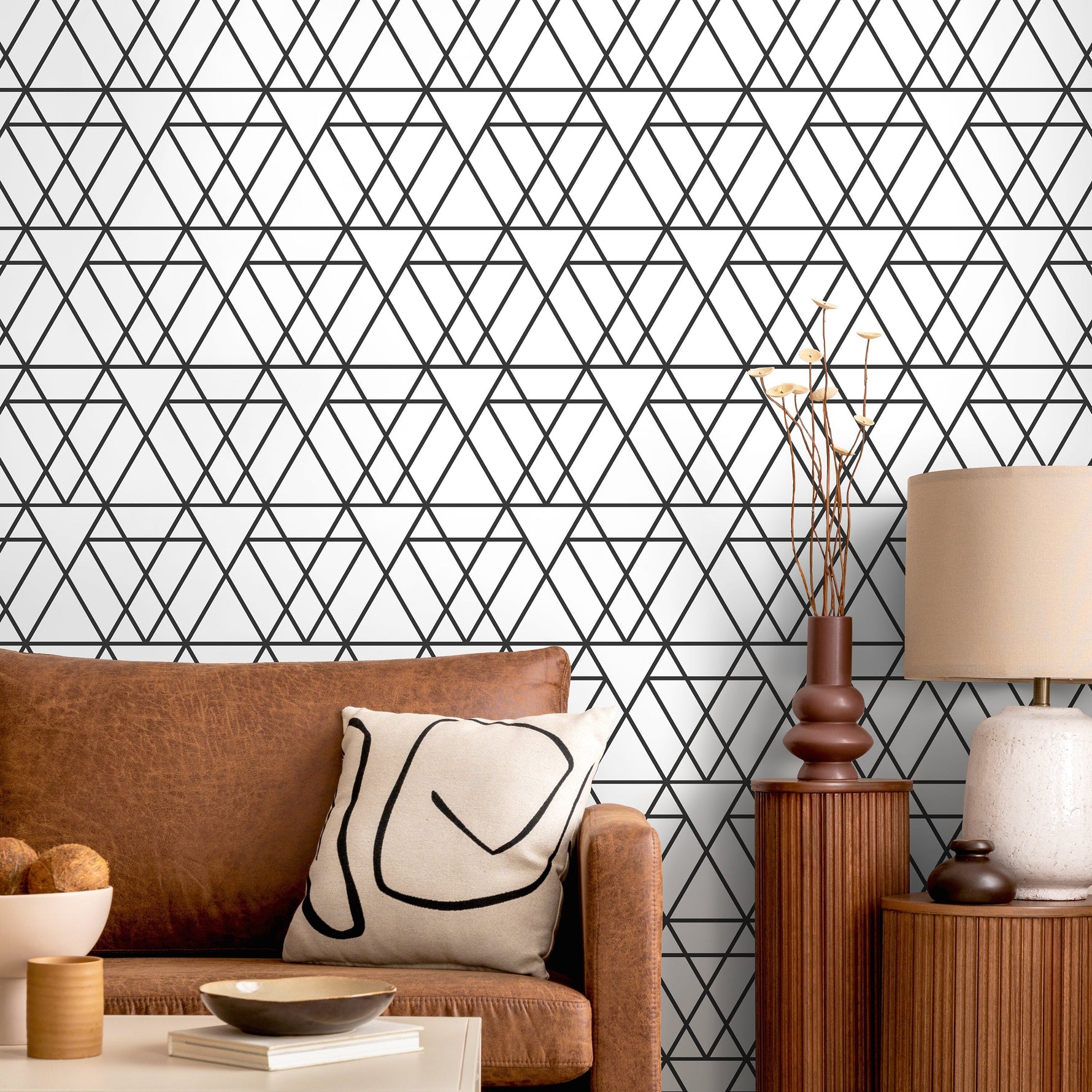 Removable Wallpaper, Scandinavian Wallpaper, Temporary Wallpaper, Minimalistic Wallpaper, Peel and Stick Wallpaper, Wall Paper - B067