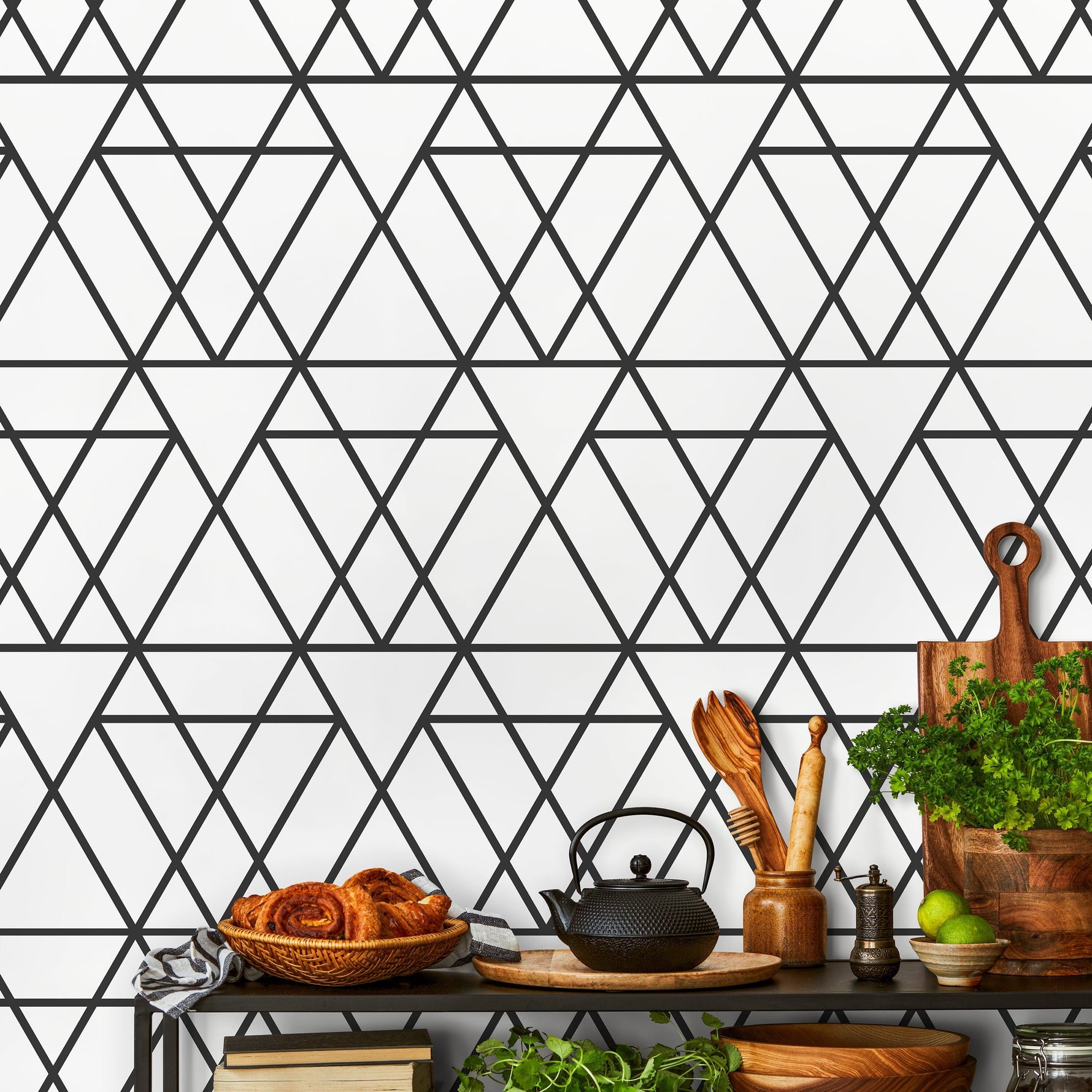 Removable Wallpaper, Scandinavian Wallpaper, Temporary Wallpaper, Minimalistic Wallpaper, Peel and Stick Wallpaper, Wall Paper - B067