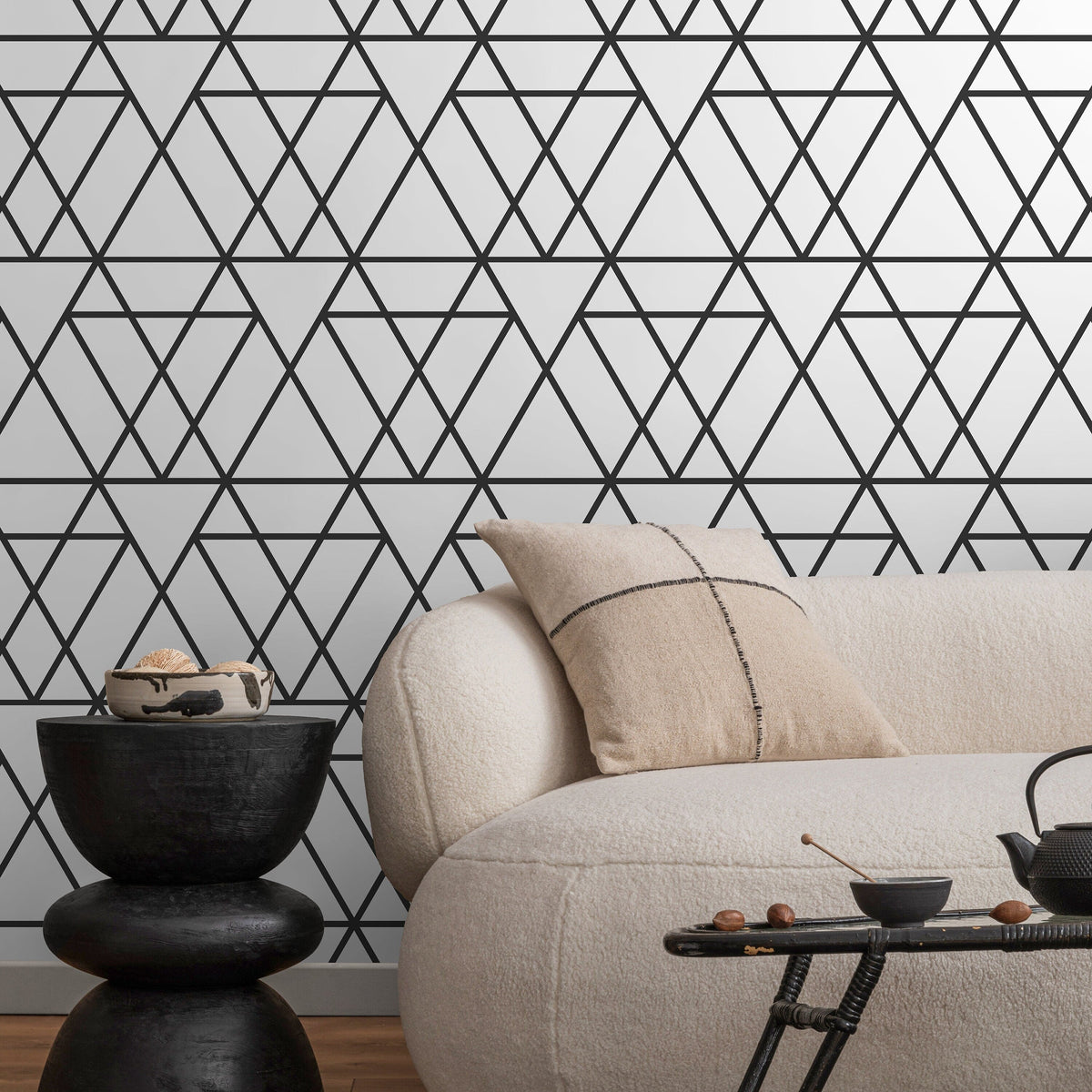 Removable Wallpaper, Scandinavian Wallpaper, Temporary Wallpaper, Minimalistic Wallpaper, Peel and Stick Wallpaper, Wall Paper - B067