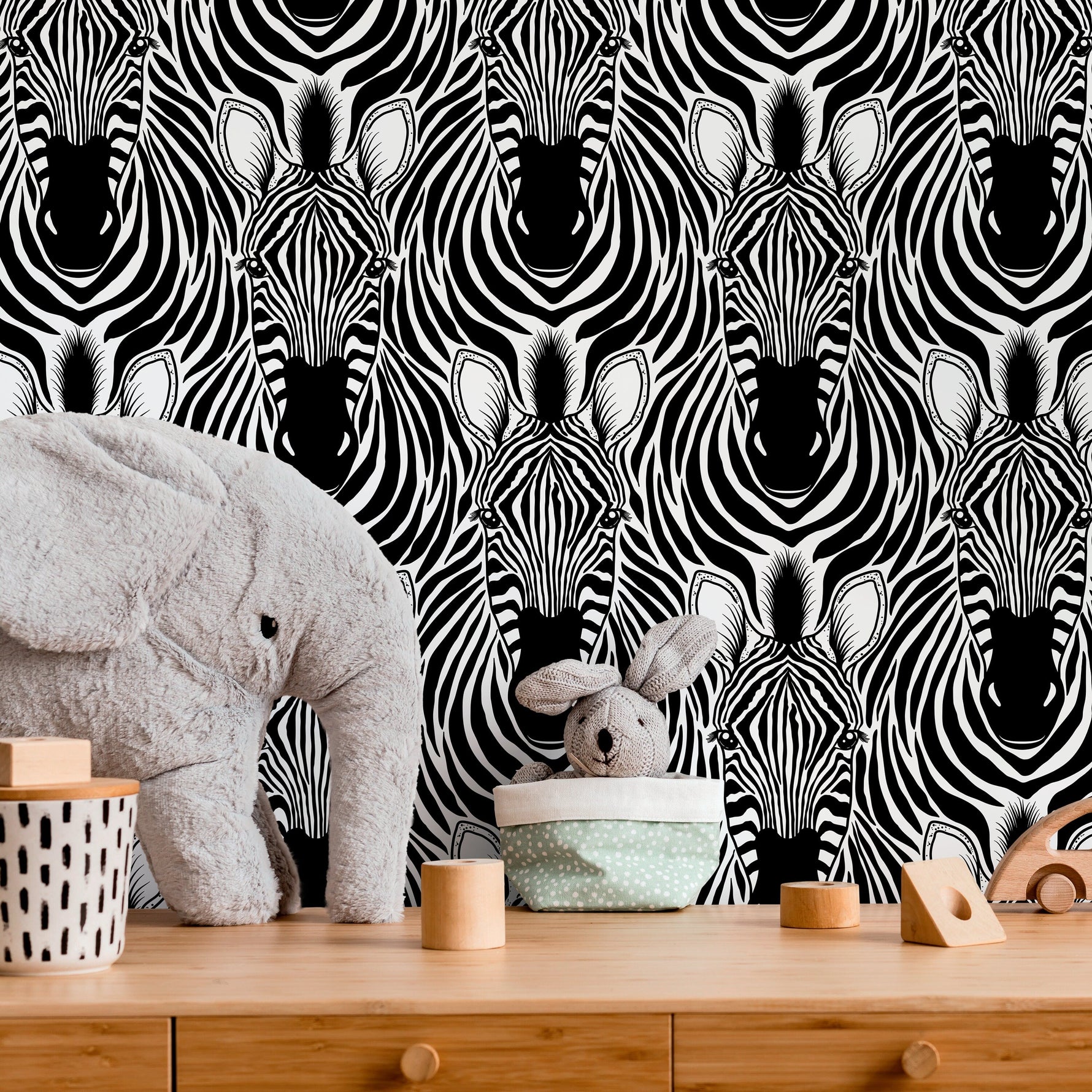 Animal Print Zebra Wallpaper Removable Wallpaper Wall Decor Home Decor Wall Art Printable Wall Art Room Decor Wall Prints Wall Hanging - B765