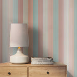 Modern Striped Wallpaper Geometric Wallpaper Peel and Stick and Traditional Wallpaper - D754