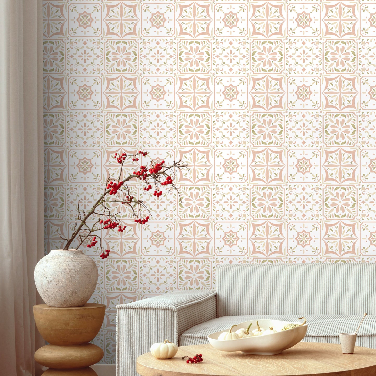 Removable Wallpaper Wallpaper Temporary Wallpaper Flowers Wallpaper Peel and Stick Wallpaper Wall Paper - C256