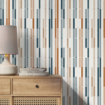 Contemporary Geometric Wallpaper Abstract Wallpaper Peel and Stick and Traditional Wallpaper - D743