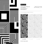 Checkered Tiles Wallpaper Removable Wallpaper Home Decor Wall Art Room Decor / Black and White Squares Wallpaper - B789