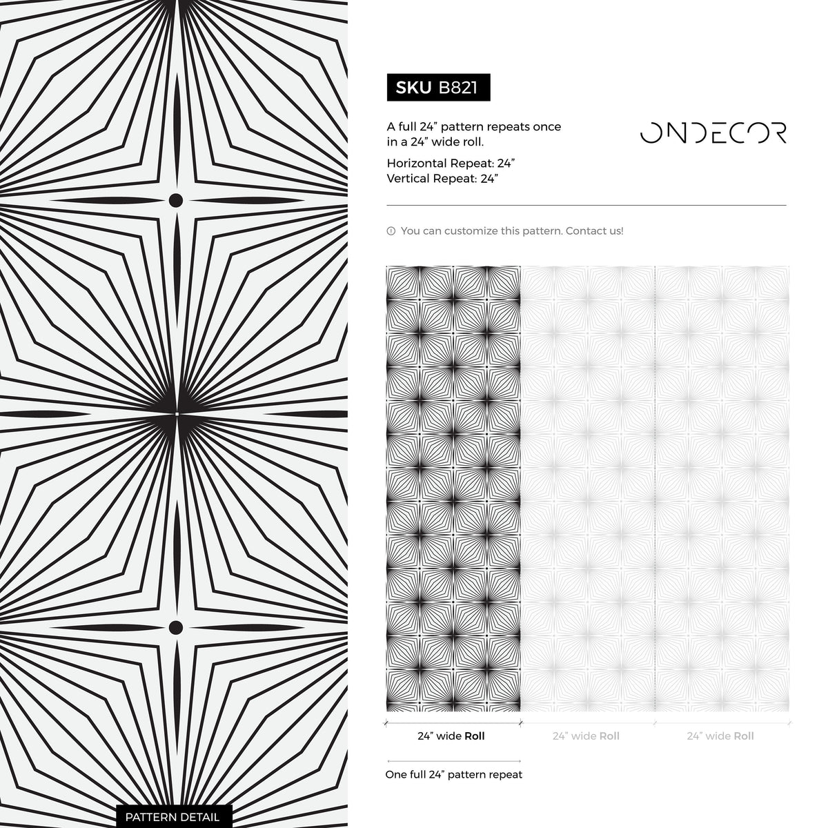 Abstract Geometric Removable Wallpaper Wall Decor Home Decor Wall Art Printable Wall Art Room Decor Wall Prints - B821