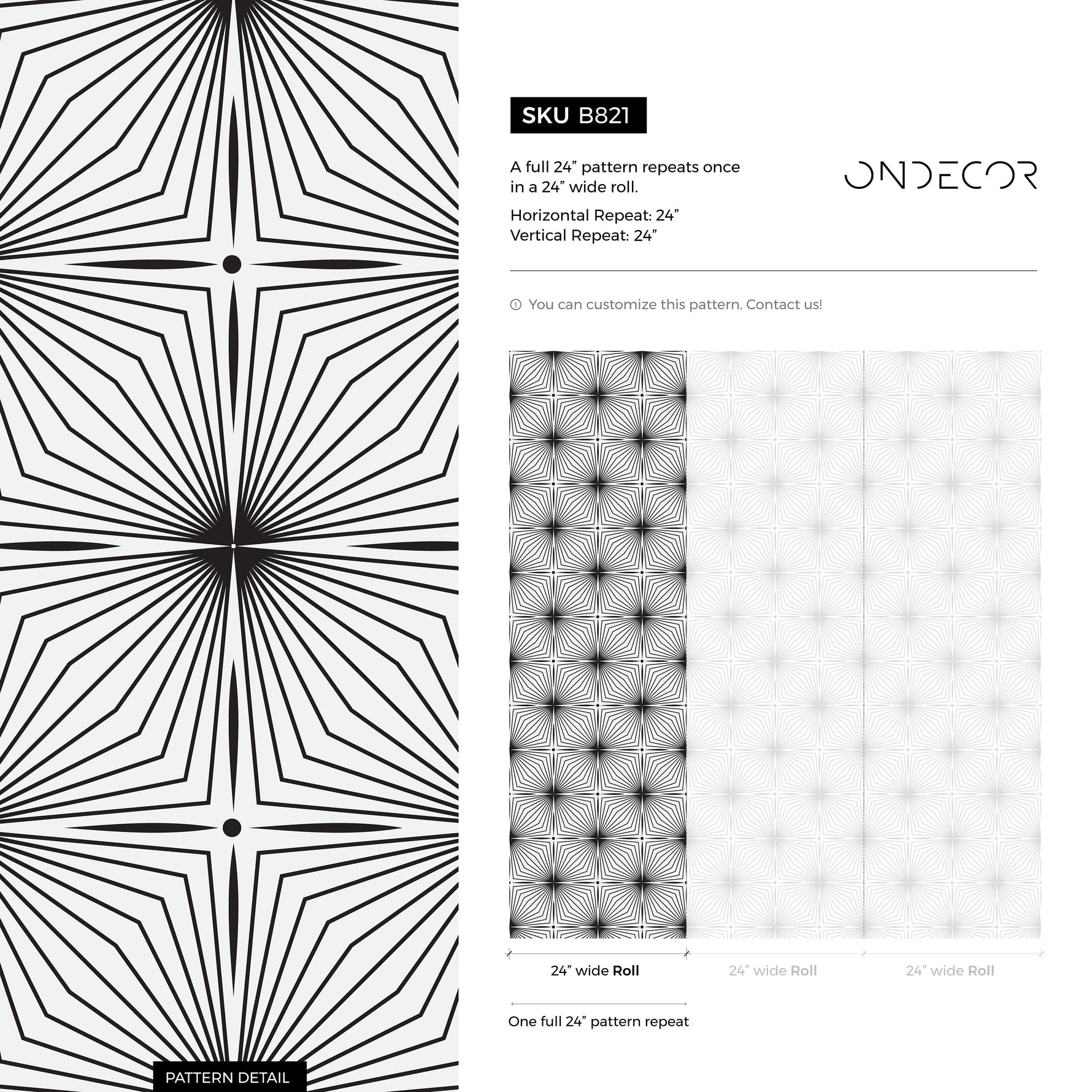 Abstract Geometric Removable Wallpaper Wall Decor Home Decor Wall Art Printable Wall Art Room Decor Wall Prints - B821