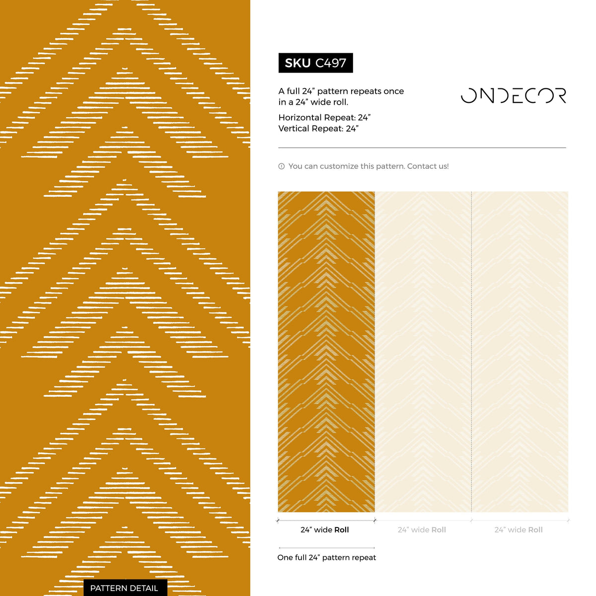 Wallpaper Peel and Stick Wallpaper Removable Wallpaper Home Decor Wall Art Wall Decor Room Decor / Mustard Minimalist Boho Wallpaper - C497
