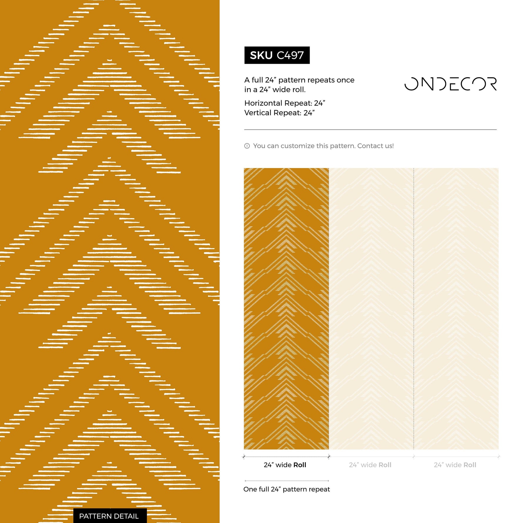 Wallpaper Peel and Stick Wallpaper Removable Wallpaper Home Decor Wall Art Wall Decor Room Decor / Mustard Minimalist Boho Wallpaper - C497