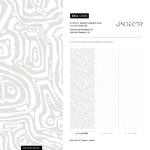 Gray Abstract Lines Wallpaper / Peel and Stick Wallpaper Removable Wallpaper Home Decor Wall Art Wall Decor Room Decor - C655
